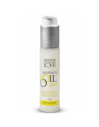 Huile de massage comestible milkshake banane 50ml 