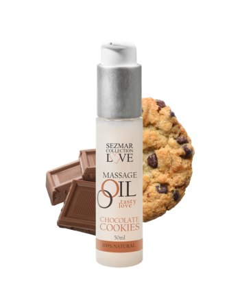 Huile de massage comestible cookie chocolat 50ml 