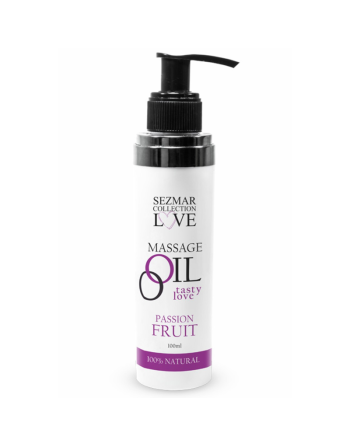 Huile de massage comestible Fruit de la passion 100ml 100% naturelle