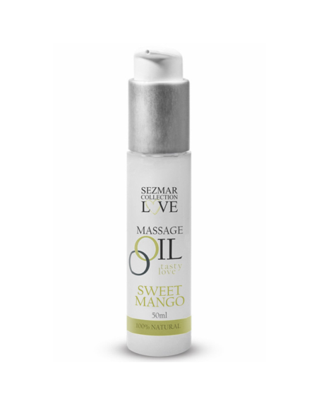 Huile de massage comestible mangue 50ml 