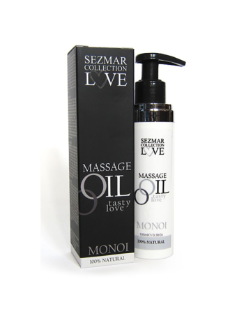 Huile de massage comestible 100% naturelle monoï 100ml 