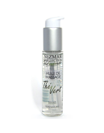 Huile de massage professionnelle Thé Vert 100% naturelle 50 ml 