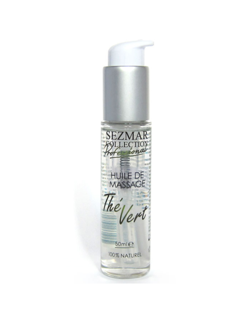 Huile de massage professionnelle Thé Vert 100% naturelle 50 ml 