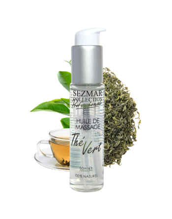 Huile de massage professionnelle Thé Vert 100% naturelle 50 ml 