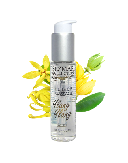 Huile de massage professionnelle Ylang Ylang 100% naturelle 50 ml 