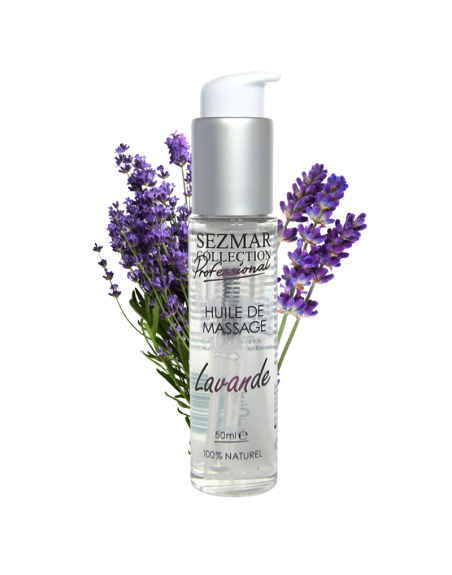 Huile de massage professionnelle Lavande 100% naturelle 50 ml 