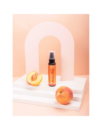 Lick me Pêche - Gel chauffant et embrassable