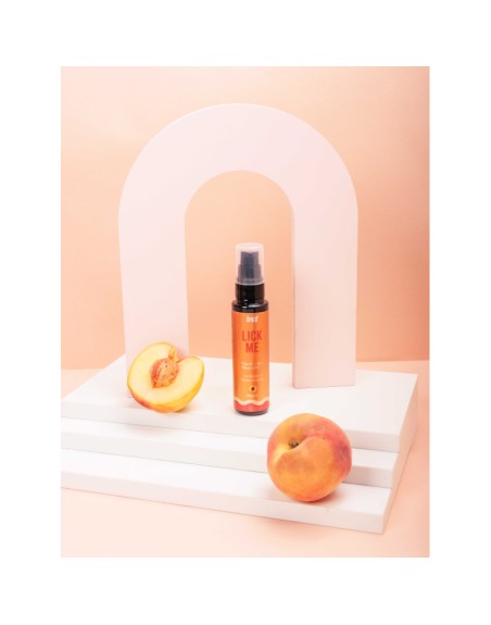 Lick me Pêche - Gel chauffant et embrassable