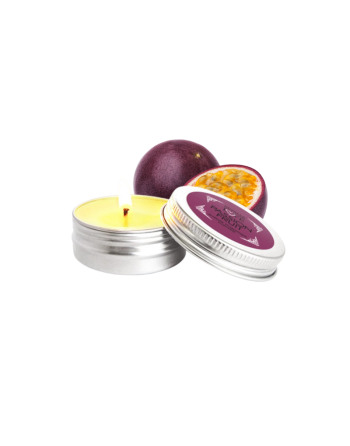 Mini Bougie de massage fruit de la passion 30ml 100% naturelle 