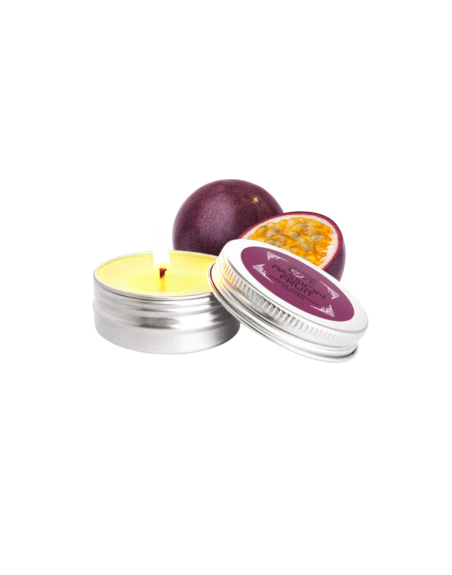 Mini Bougie de massage fruit de la passion 30ml 100% naturelle 