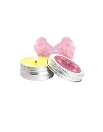 Mini Bougie de massage barbe à papa 30 ml 100% naturelle 