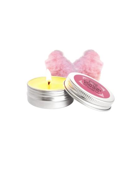 Mini Bougie de massage barbe à papa 30 ml 100% naturelle 