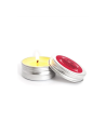 Mini Bougie de massage mousse de fraise 30ml 100% naturelle 
