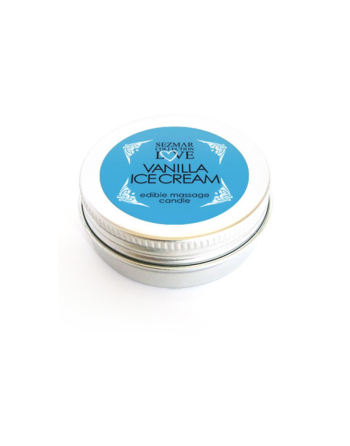 Mini Bougie de massage glace vanille 30ml 100% naturelle 