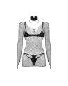 Sashalla ensemble de lingerie 4 pièces - Noir