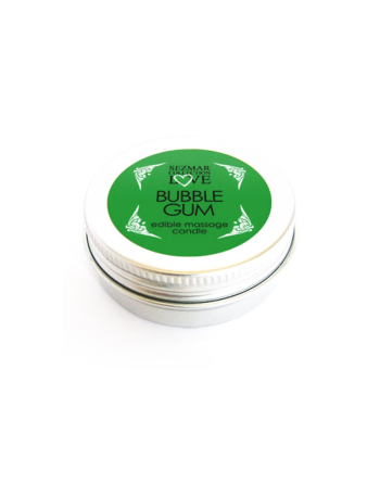 Mini Bougie de massage Bubble Gum 30ml 100% naturelle  