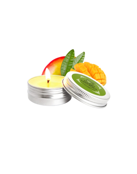 Mini Bougie de massage Mangue 30ml 100% naturelle 