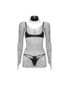 Sashalla ensemble de lingerie 4 pièces - Noir