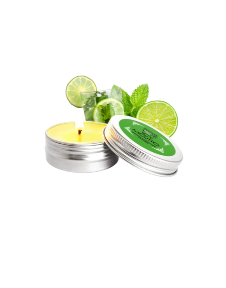 Mini Bougie de massage mojito 30ml 100% naturelle 