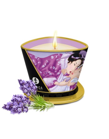 Bougie de massage lueur et caresses - Lavande