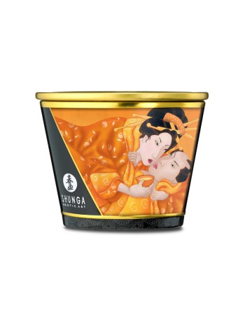 Bougie de massage lueur et caresses - Mangue