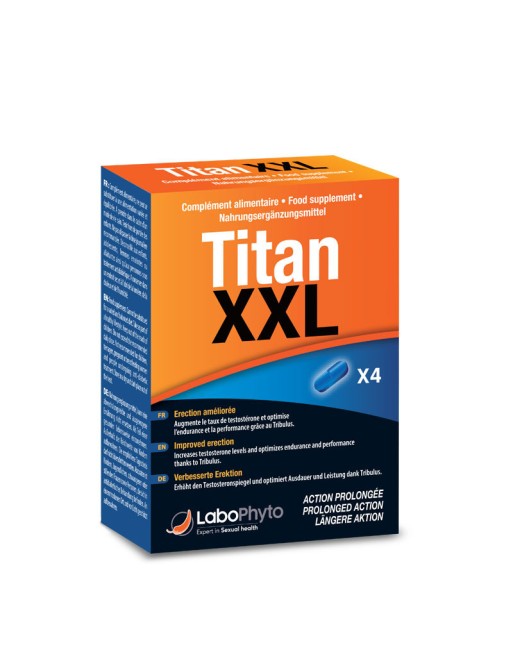 Titan XXL Homme - 4 comprimés