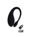 TANDEM Noir, stimulateur pour couple USB avec télécommande en silicone médical  