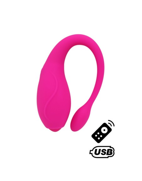 TANDEM Rose, stimulateur pour couple USB avec télécommande en silicone médical 