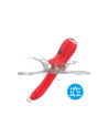 Vibromasseur Rouge Ultra-Souple KISS