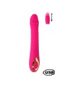 TWIST Rose, Vibromasseur va-et-vient USB en silicone médical, doté de 18 modes de stimulation