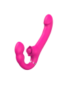 Vibromasseur ROSEA Strap-on Triple Action Télécommandé 