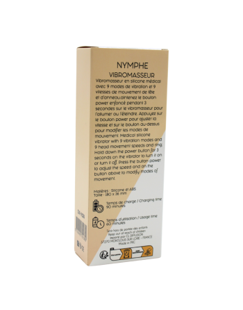 Vibromasseur NYMPHE Haute Précision à Double Action 