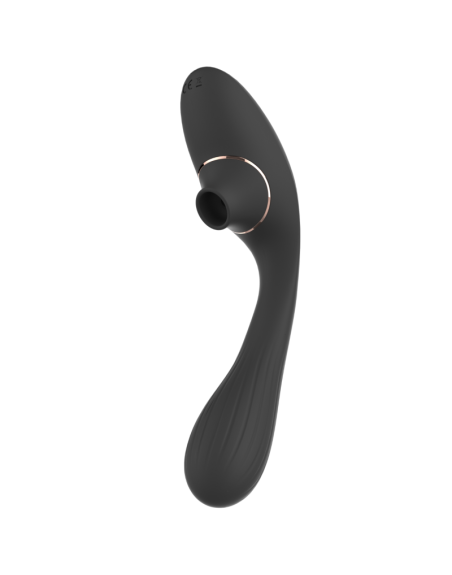 Stimulateur Clitoridien  Vibromasseur Point G 2-en-1 DINA Noir 