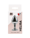 Plug bijou en aluminium bijou rouge Medium HELIRA 