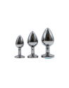 Plug bijou en aluminium bijou rouge Medium HELIRA 