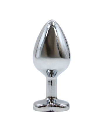Plug bijou en aluminium bijou coeur violet Medium LOVELY