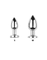 Plug vibrant acier inoxydable anal taille S avec télécommande, USB BOOTY