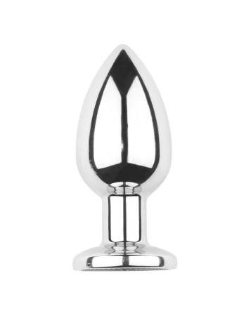 Plug vibrant acier inoxydable anal taille S avec télécommande, USB BOOTY