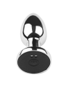 Plug vibrant acier inoxydable anal taille M avec télécommande, USB BOOTY