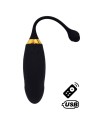 HAPPY, Un Œuf vibrant long USB avec télécommande, dans un silicone médical doux et lisse