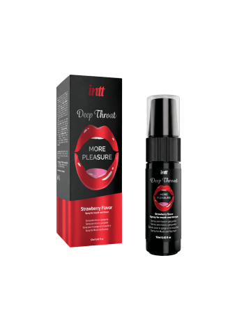 Deep Throat Fraise - Srapy pour la bouche et gorge profonde 