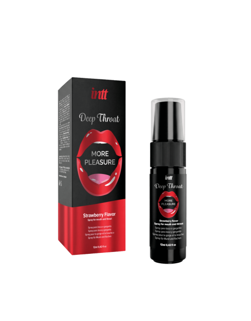 Deep Throat Fraise - Srapy pour la bouche et gorge profonde 