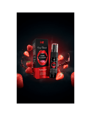 Deep Throat Fraise - Srapy pour la bouche et gorge profonde 