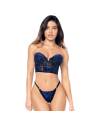 Ensemble 2 pièces Mapalé en velours floral 
