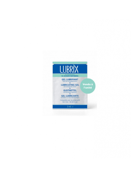 Dosette gel lubrifiant 3ml Lubrix