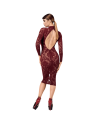 F384 Kink Royal Robe mi-longue