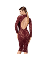 F384 Kink Royal Robe mi-longue