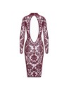 F384 Kink Royal Robe mi-longue
