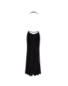 F373 Onyx Robe longue liquide