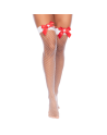 Bas résille style infirmière mi‑cuisse - Mapalé